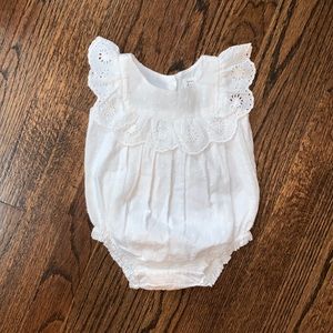 Baby Gap Linen Eyelet Onsie